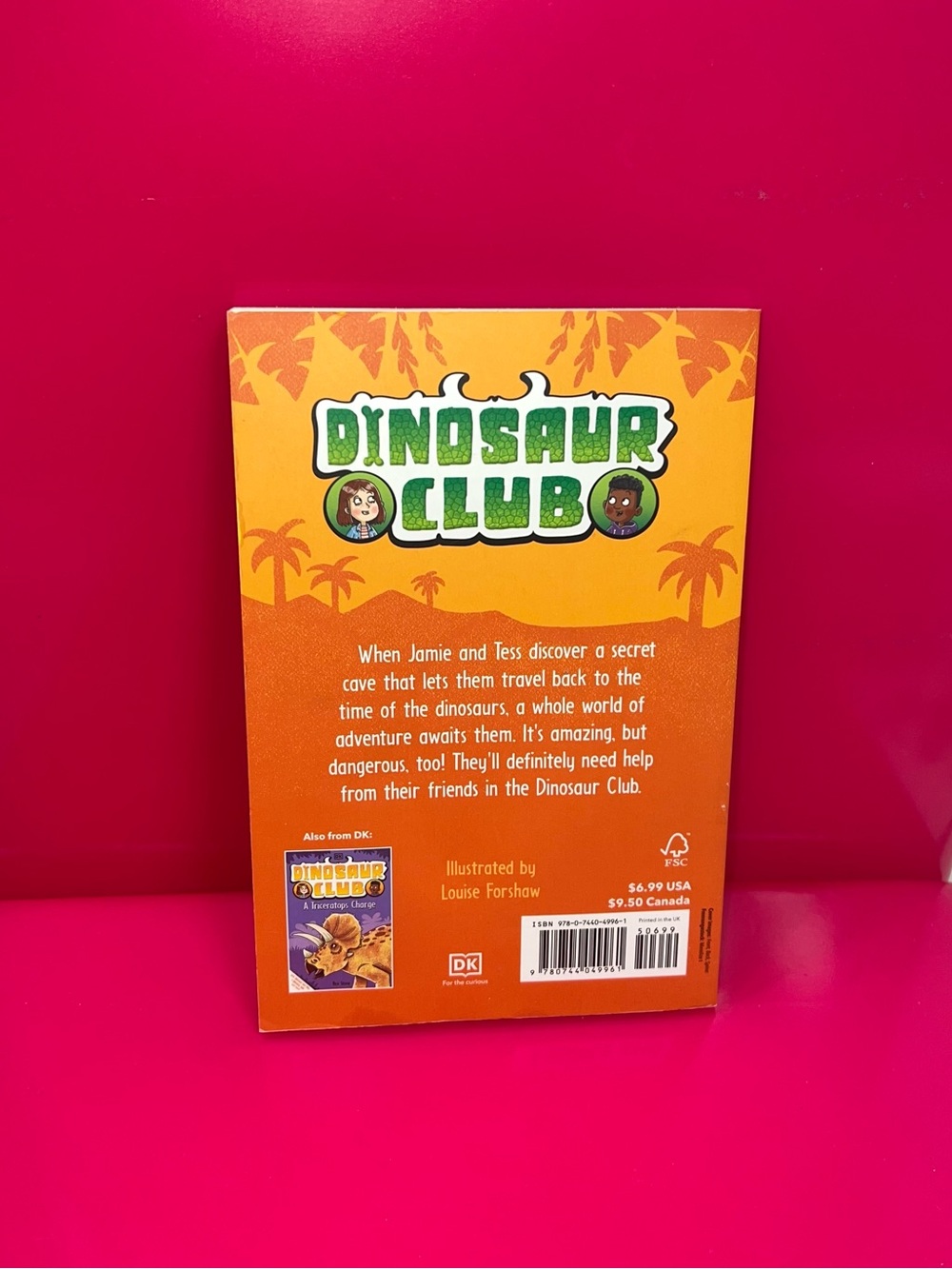 Dinosaur Club: The T. rex Attack - Orange & Green Kids Book - Picture 2 of 4